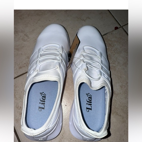 Shoes for Crew white Lila Karina Slip On Slip Resistant Work Shoes Size 9 - Picture 9 of 14